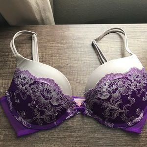 Victoria’s Secret purple gray bra